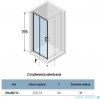 Novellini Kali AH kabina kwadratowa 75x75 profile czarne KALIAH71L-1H/KALIAH71L-1H